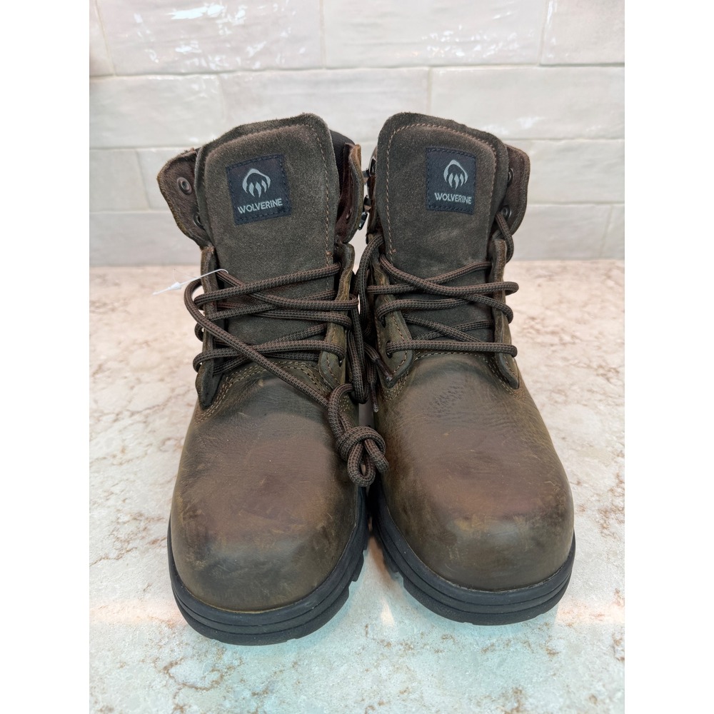 Wolverine Carlsbad 6 Waterproof Steel Toe Work Boots Brown Mens 8.5 NWOT